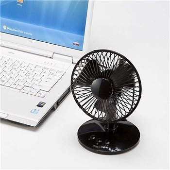 SANWA SUPPLY USB-TOY56BK 一款專為辦公環(huán)境設(shè)計(jì)的迷你可搖頭清涼利器